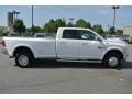 Bright White - 3500 Laramie Longhorn Crew Cab 4x4 Dually Photo No. 6