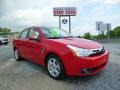 2008 Vermillion Red Ford Focus SES Sedan  photo #1