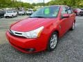 2008 Vermillion Red Ford Focus SES Sedan  photo #3