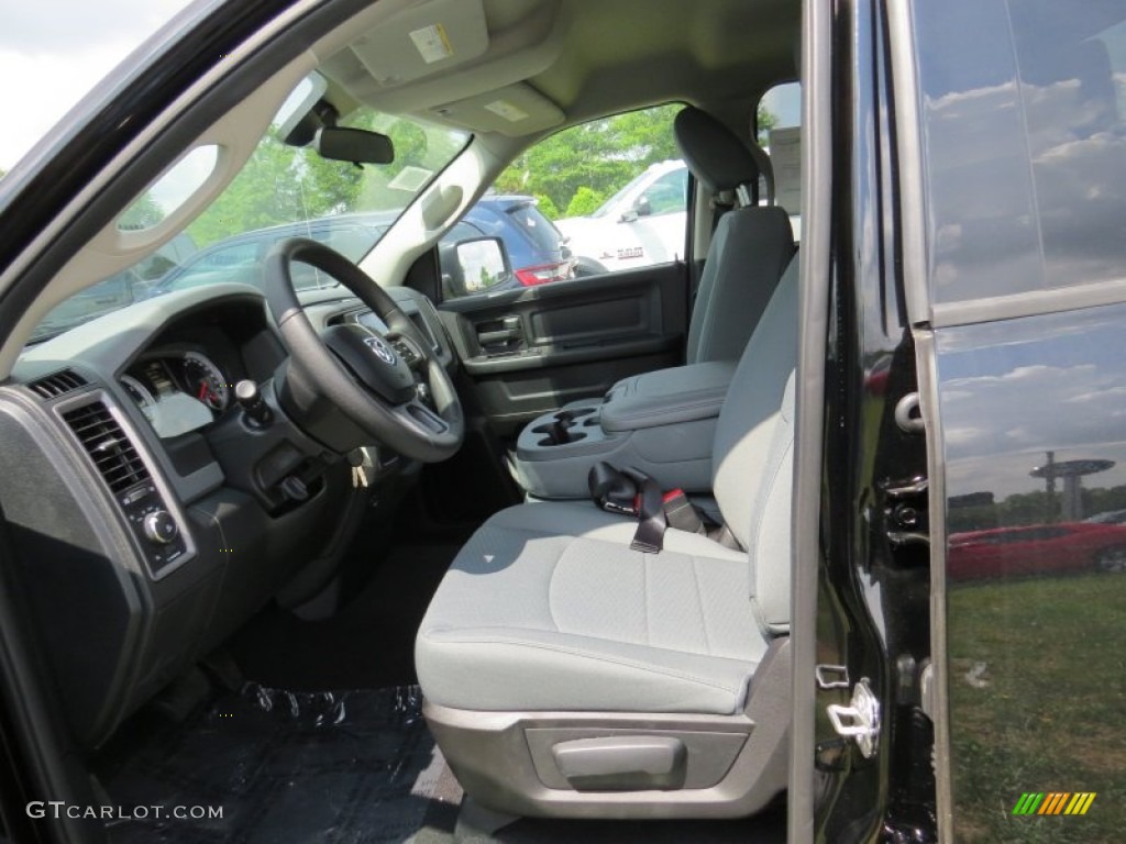 2014 1500 Express Quad Cab - Black / Black/Diesel Gray photo #5
