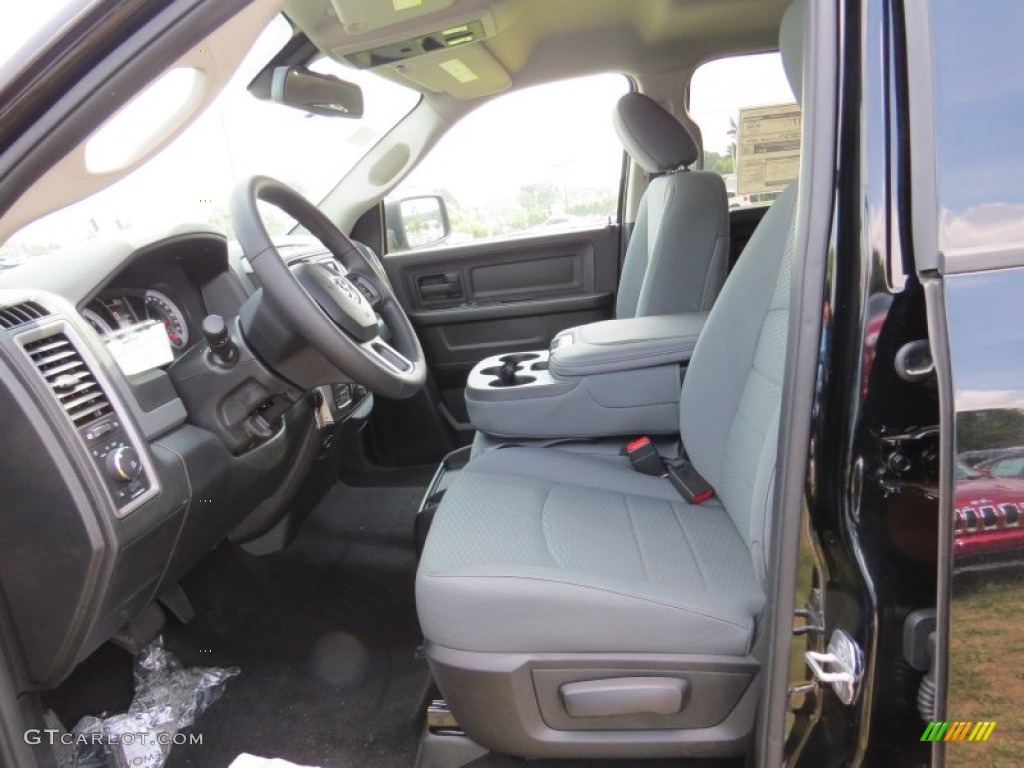 2014 1500 Express Crew Cab 4x4 - Black / Black/Diesel Gray photo #6