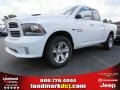 2014 Bright White Ram 1500 Sport Quad Cab 4x4  photo #1