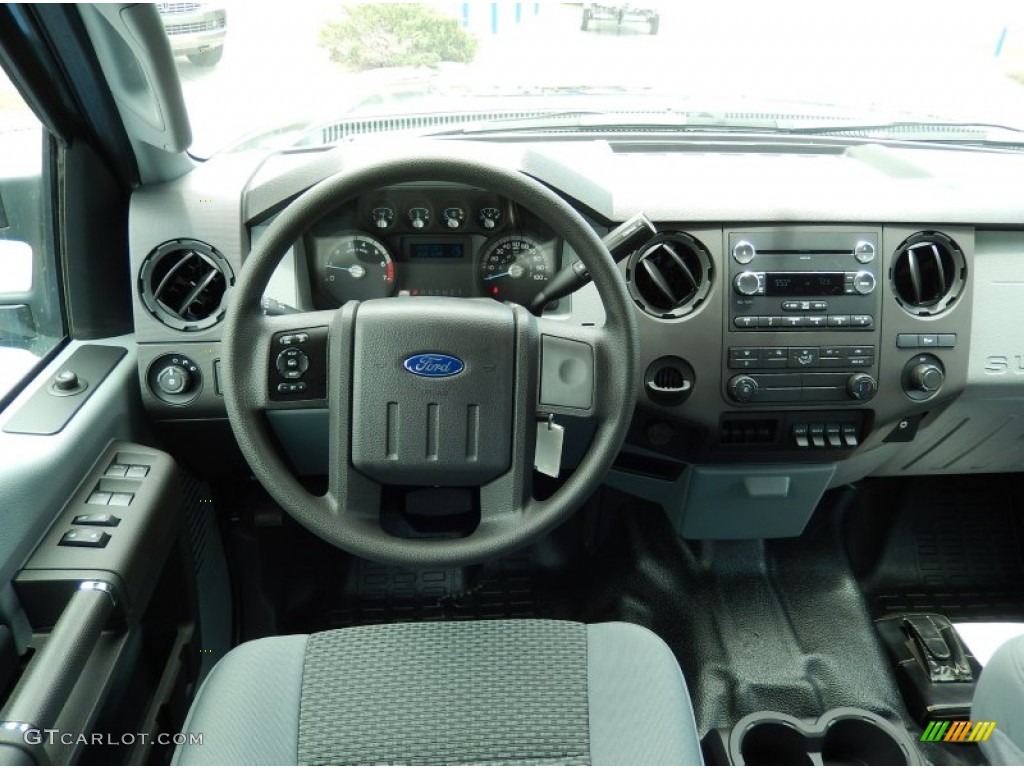 2015 Ford F250 Super Duty XL Crew Cab Steel Dashboard Photo #94155072