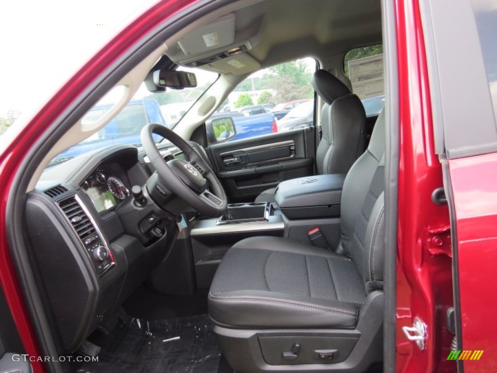 2014 1500 Sport Quad Cab - Deep Cherry Red Crystal Pearl / Black photo #7