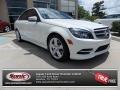 Arctic White 2011 Mercedes-Benz C 300 Sport