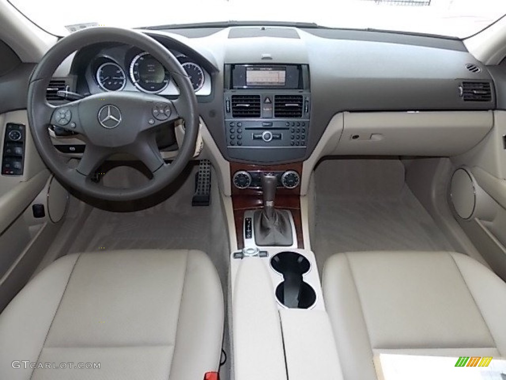 2011 Mercedes-Benz C 300 Sport Almond/Mocha Dashboard Photo #94155597