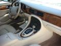 2001 Jaguar XJ Ivory Interior Dashboard Photo