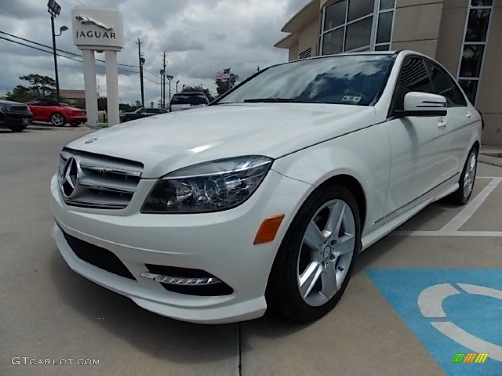 Arctic White 2011 Mercedes-Benz C 300 Sport Exterior Photo #94155783