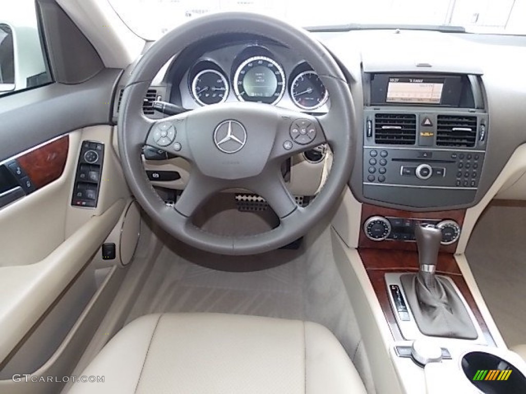 2011 Mercedes-Benz C 300 Sport Almond/Mocha Dashboard Photo #94155822