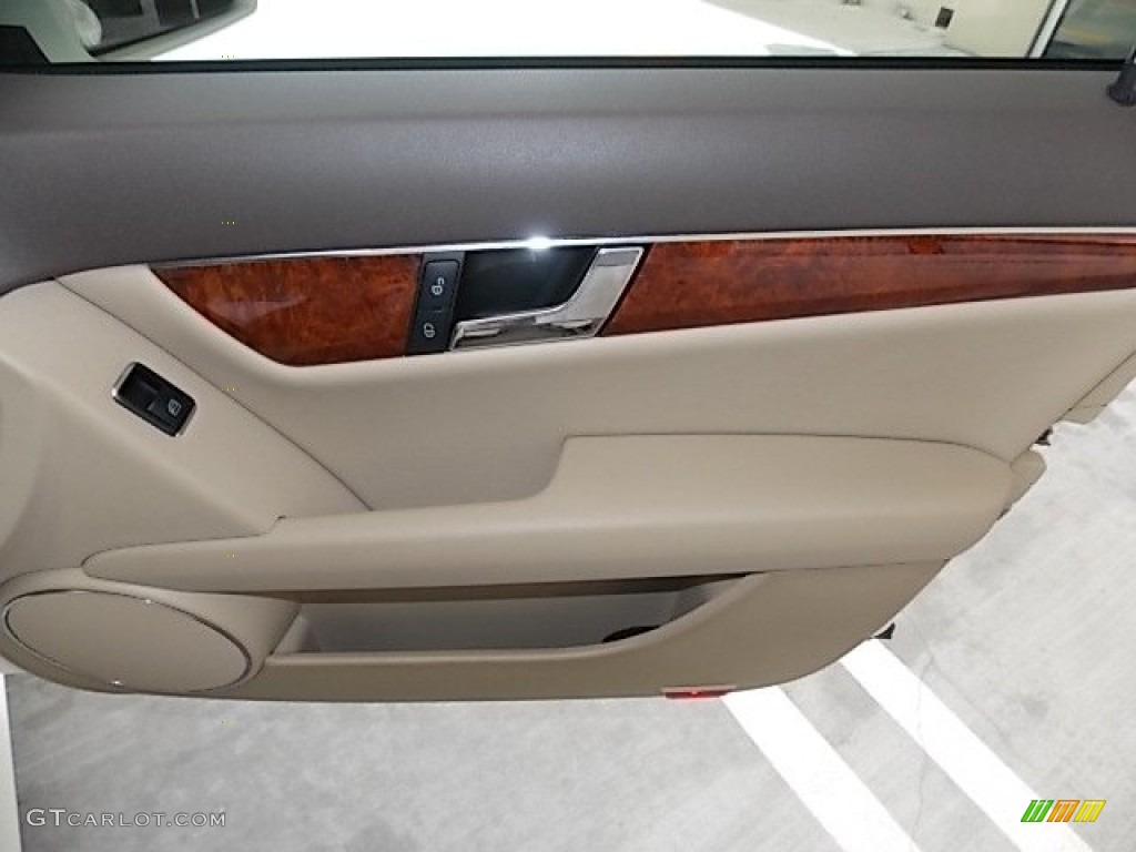 2011 Mercedes-Benz C 300 Sport Almond/Mocha Door Panel Photo #94156011