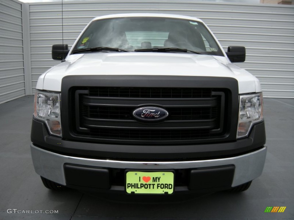 2014 F150 XL SuperCrew - Oxford White / Steel Grey photo #8