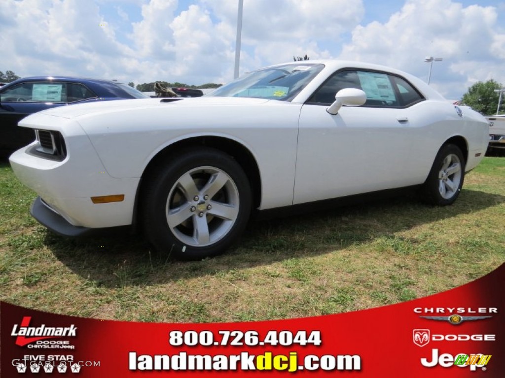 2014 Challenger SXT - Bright White / Dark Slate Gray photo #1