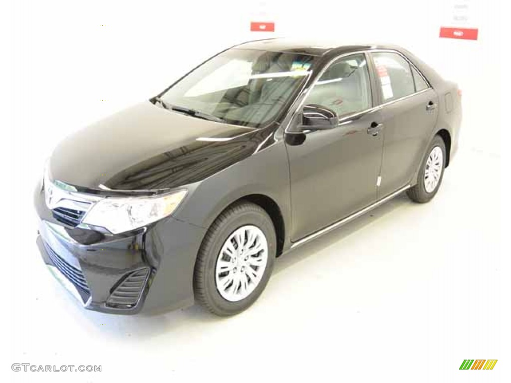 2014 Camry LE - Attitude Black Metallic / Ash photo #3
