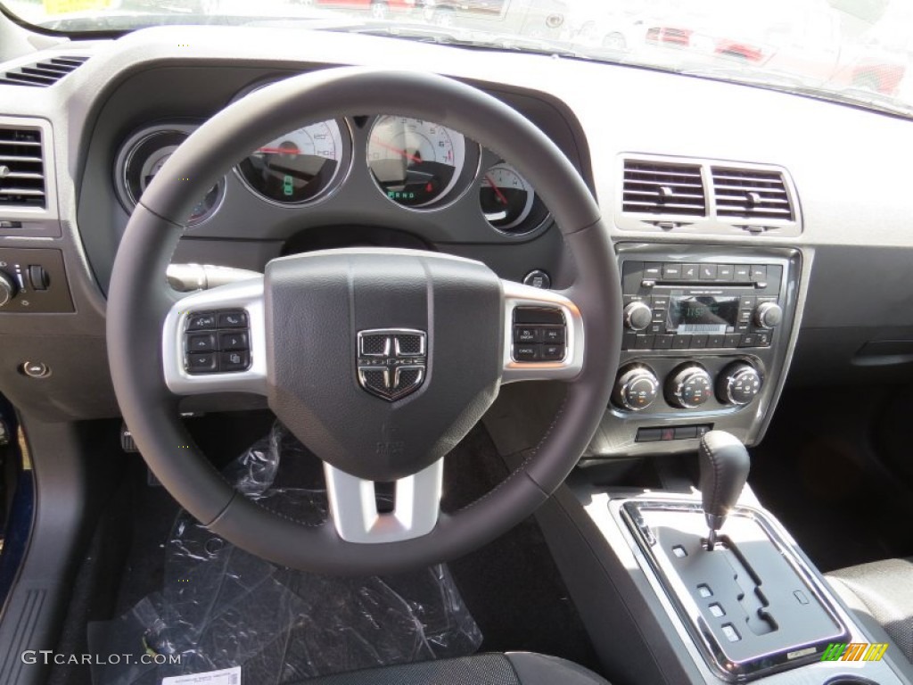 2014 Challenger SXT - Jazz Blue Pearl Coat / Dark Slate Gray photo #7