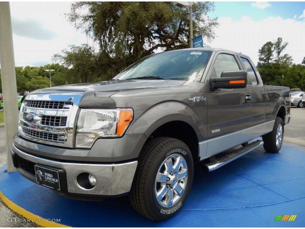 2014 F150 XLT SuperCab - Sterling Grey / Steel Grey photo #1