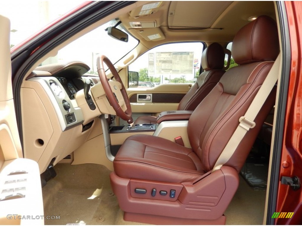 King Ranch Chaparral/Pale Adobe Interior 2014 Ford F150 King Ranch SuperCrew Photo #94158084