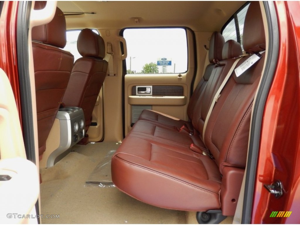 King Ranch Chaparral/Pale Adobe Interior 2014 Ford F150 King Ranch SuperCrew Photo #94158111