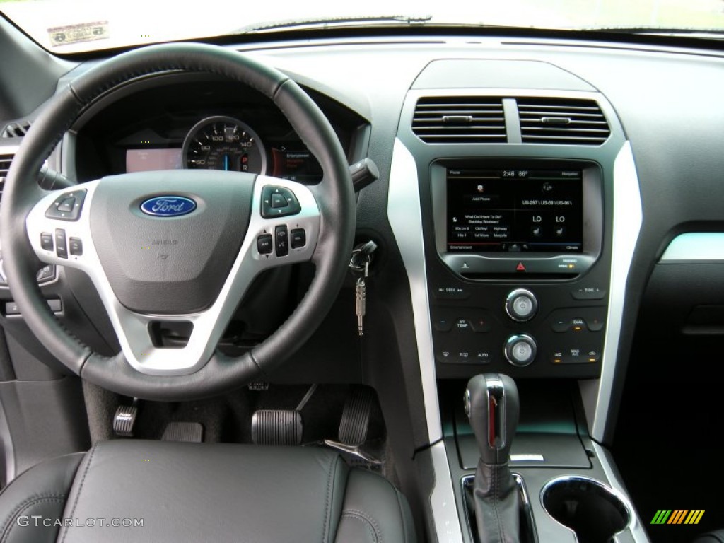 2014 Explorer XLT - Sterling Gray / Charcoal Black photo #28