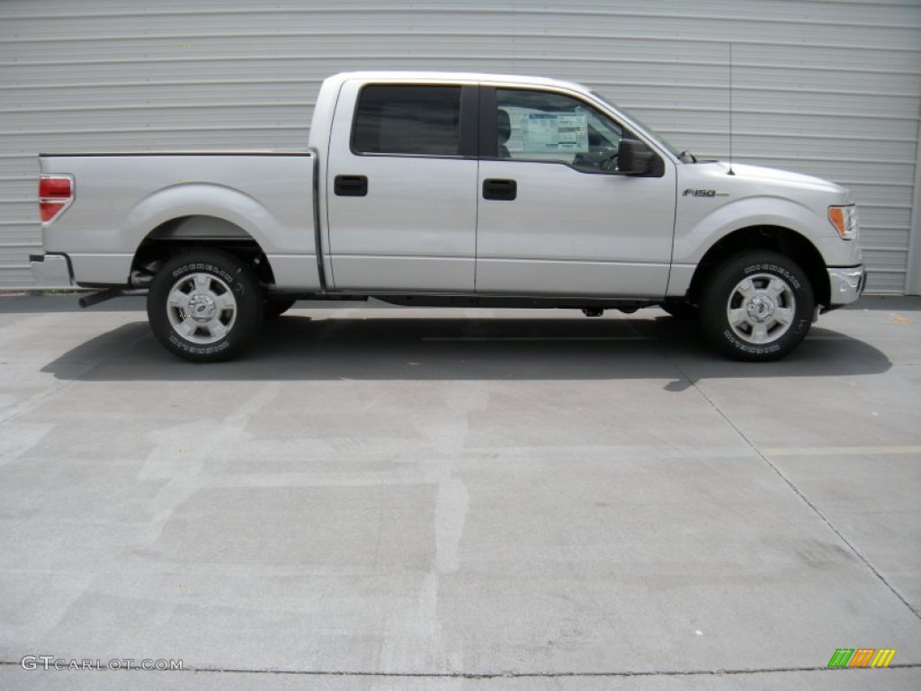 2014 F150 XLT SuperCrew - Ingot Silver / Steel Grey photo #3