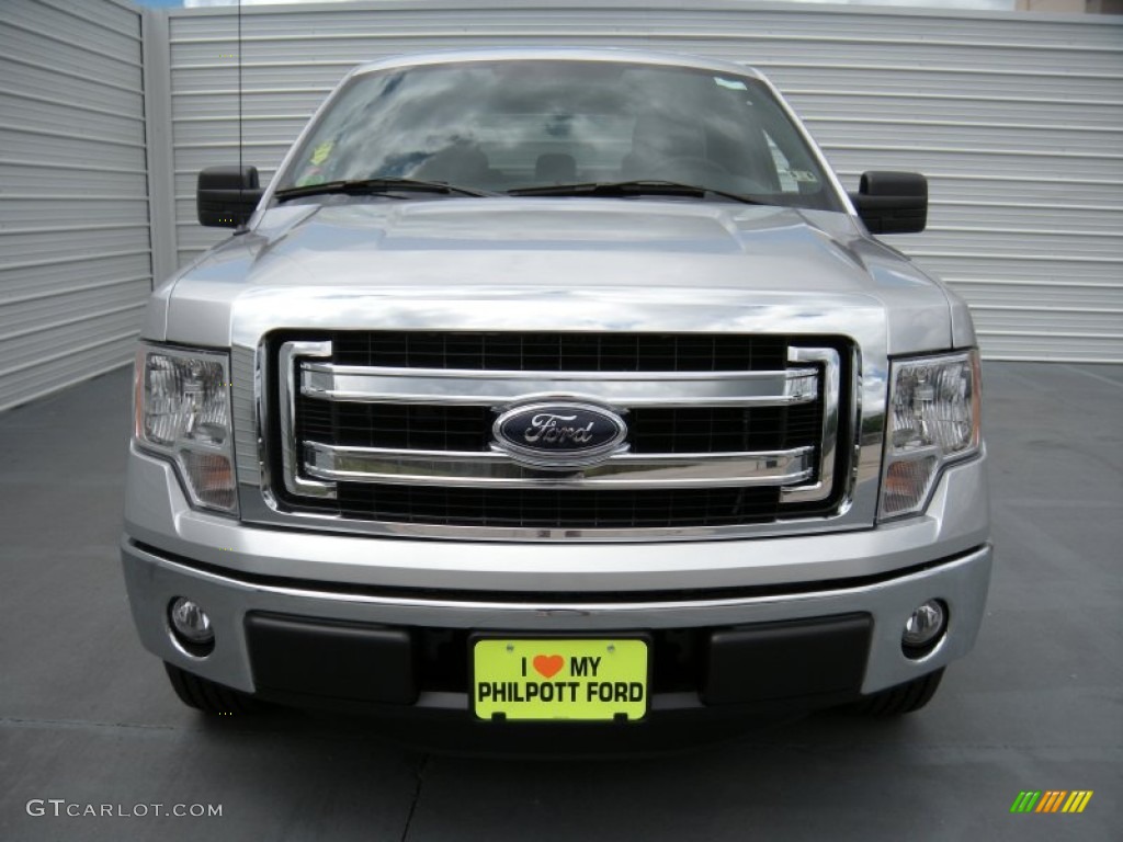 2014 F150 XLT SuperCrew - Ingot Silver / Steel Grey photo #8