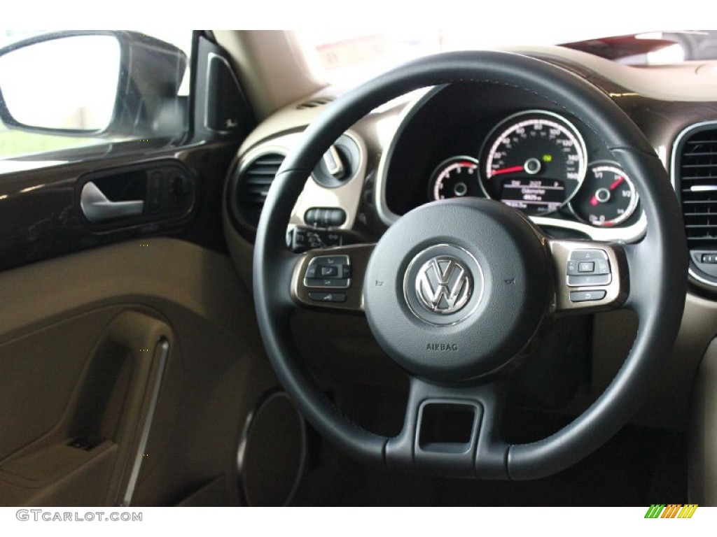 2014 Beetle TDI - Toffee Brown Metallic / Beige photo #37