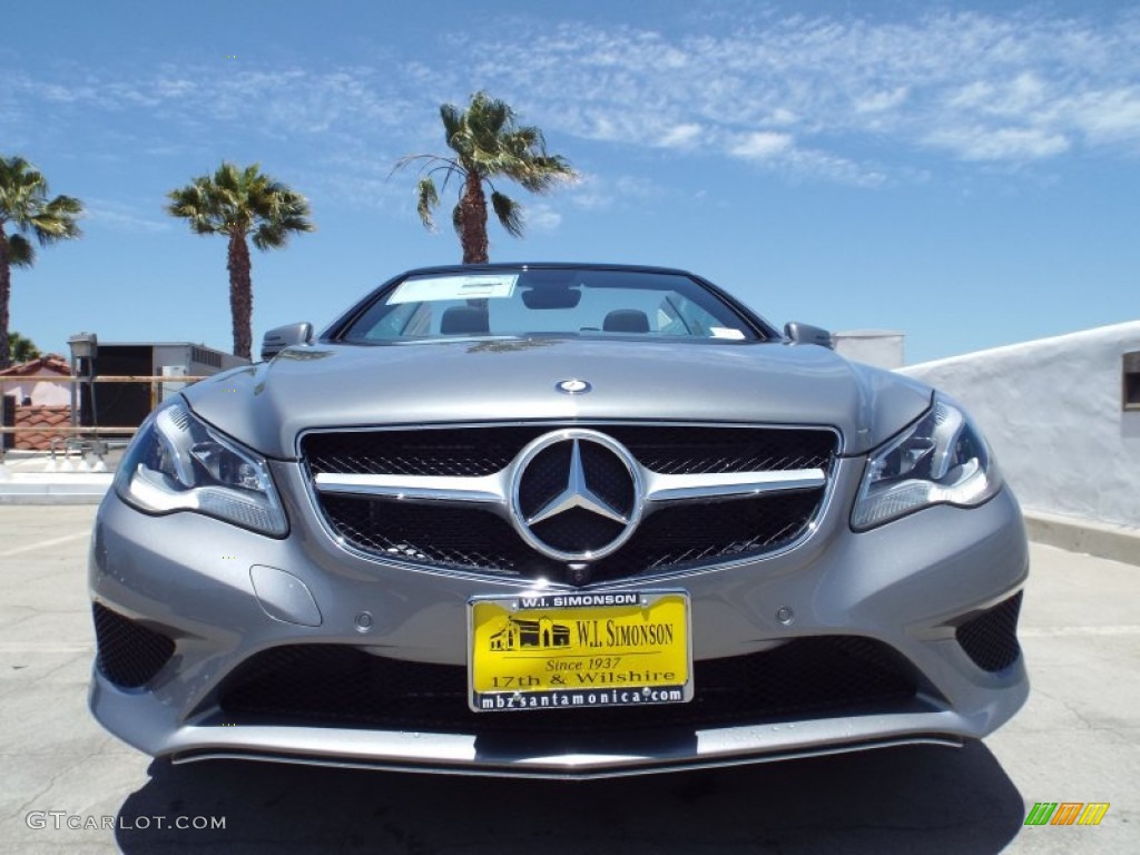 2014 E 350 Cabriolet - Paladium Silver Metallic / Black photo #2