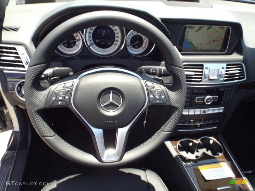 2014 E 350 Cabriolet - Paladium Silver Metallic / Black photo #7