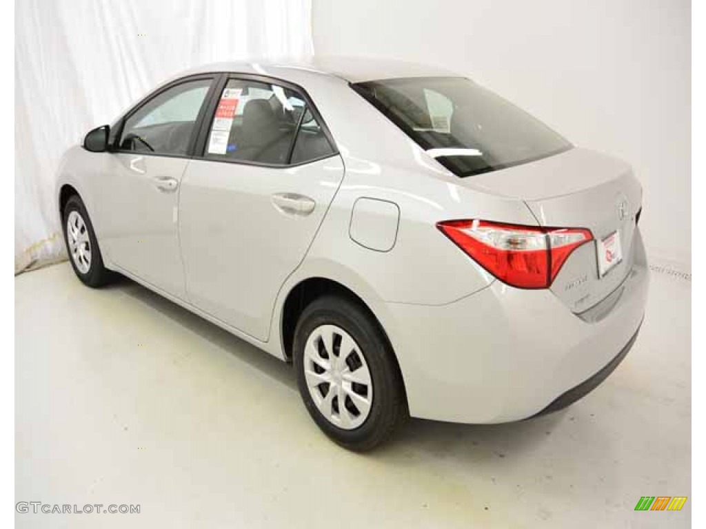 2014 Corolla L - Classic Silver Metallic / Steel Blue photo #38
