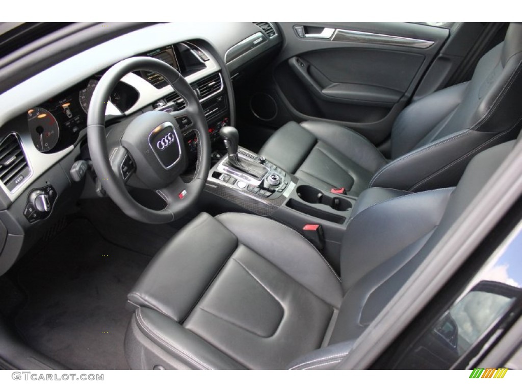 Black Interior 2011 Audi S4 3.0 quattro Sedan Photo #94164996