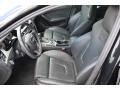 2011 Audi S4 Black Interior Front Seat Photo