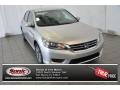 2014 Alabaster Silver Metallic Honda Accord LX Sedan  photo #1