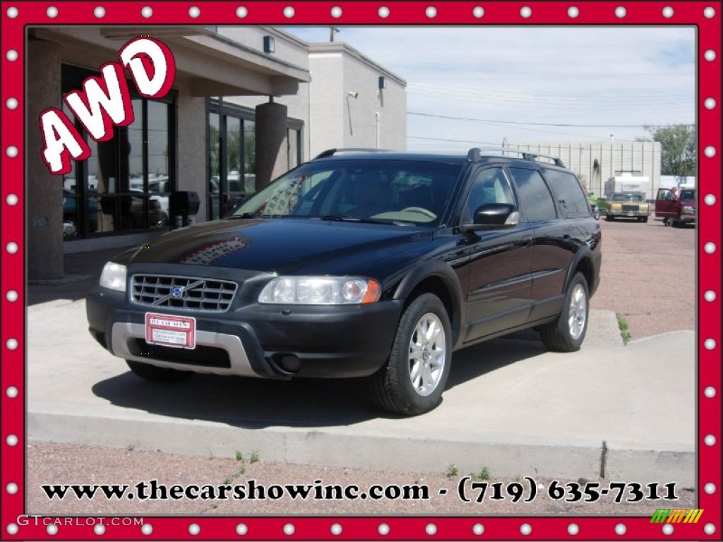 2007 XC70 AWD Cross Country - Black / Taupe photo #1