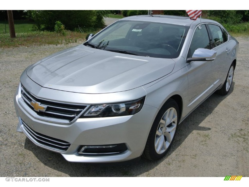 2014 Impala LTZ - Silver Ice Metallic / Jet Black photo #2