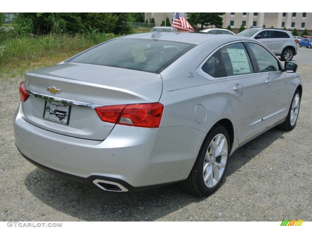 2014 Impala LTZ - Silver Ice Metallic / Jet Black photo #5