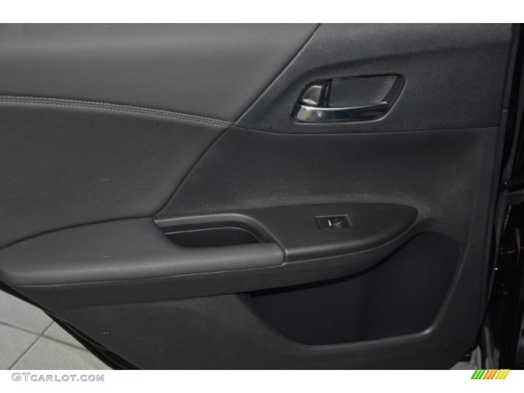 2014 Accord EX-L V6 Sedan - Crystal Black Pearl / Black photo #23