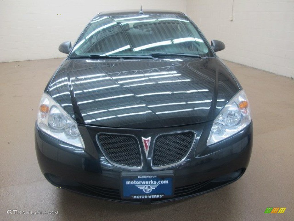 2008 G6 Value Leader Sedan - Carbon Black Metallic / Ebony Black photo #2