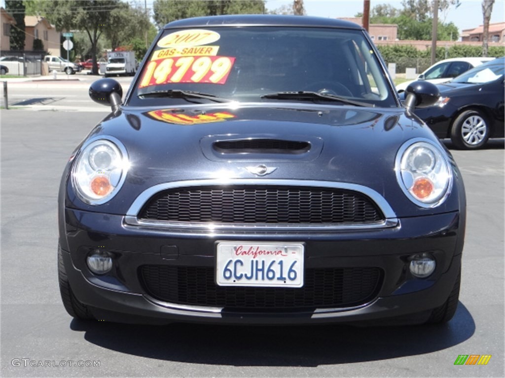 2007 Cooper S Hardtop - Astro Black Metallic / Grey/Carbon Black photo #7