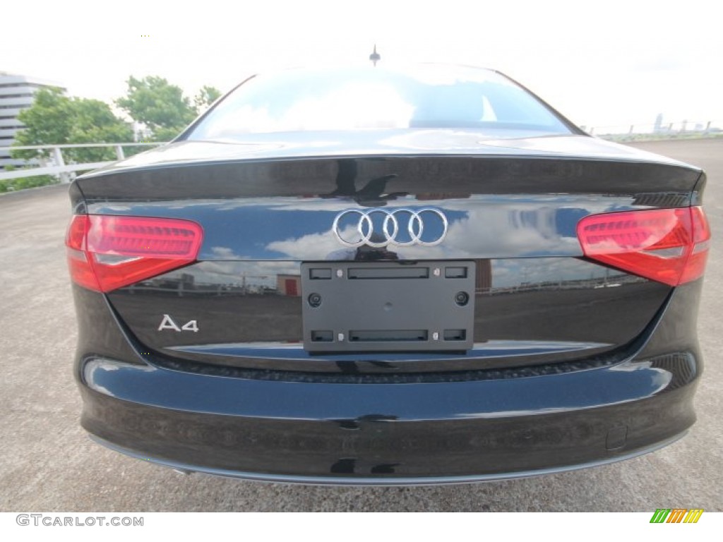 2014 A4 2.0T Sedan - Phantom Black Pearl / Titanium Grey photo #5