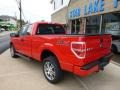2014 Race Red Ford F150 STX SuperCab 4x4  photo #6
