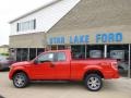 2014 Race Red Ford F150 STX SuperCab 4x4  photo #7