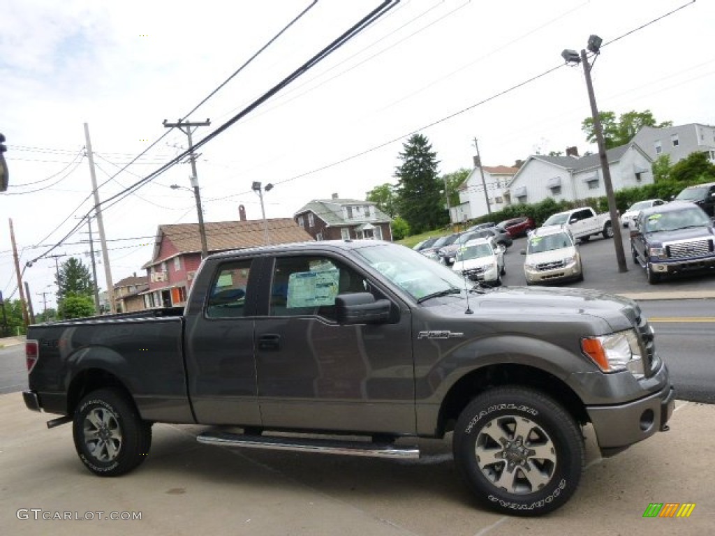 2014 F150 STX SuperCab 4x4 - Sterling Grey / Steel Grey photo #4