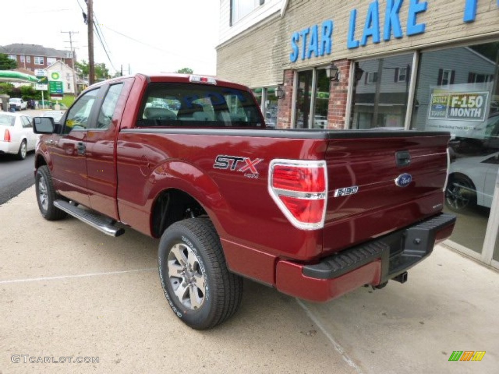 2014 F150 STX SuperCab 4x4 - Sunset / Steel Grey photo #6