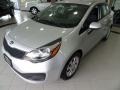 2013 Bright Silver Kia Rio LX Sedan  photo #1