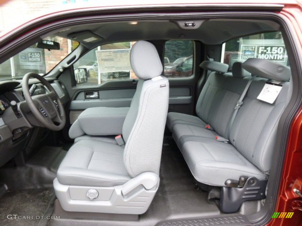 2014 F150 STX SuperCab 4x4 - Sunset / Steel Grey photo #11