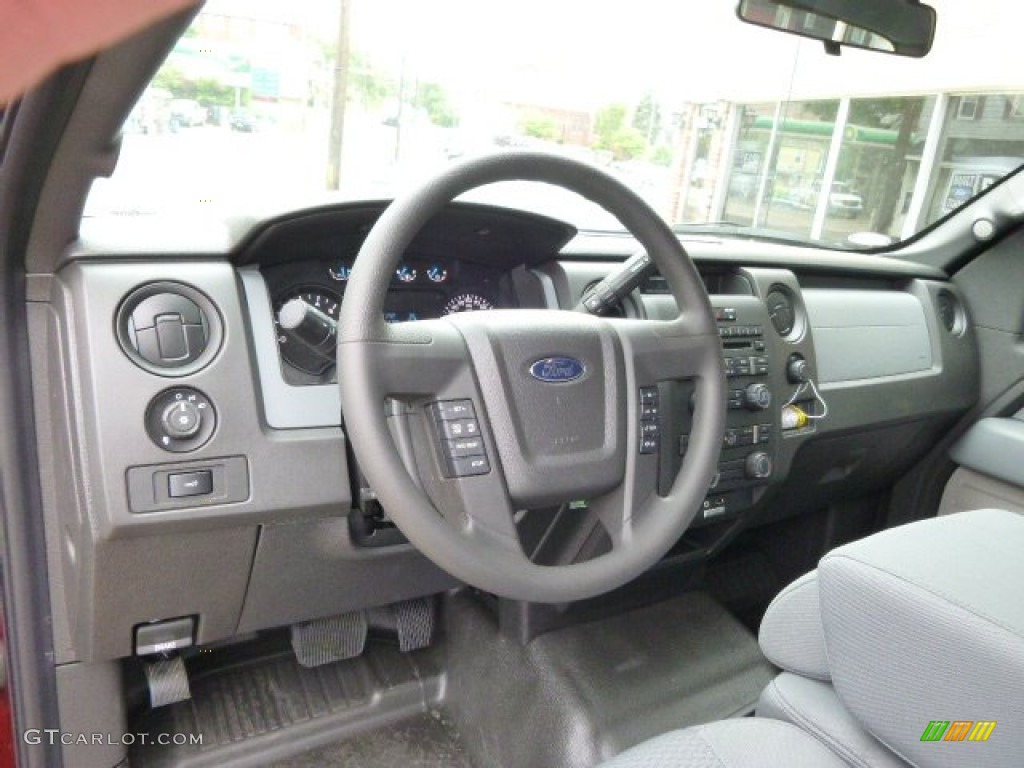 2014 F150 STX SuperCab 4x4 - Sunset / Steel Grey photo #12