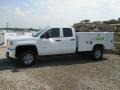 Summit White - Sierra 2500HD Double Cab Utility Truck Photo No. 3