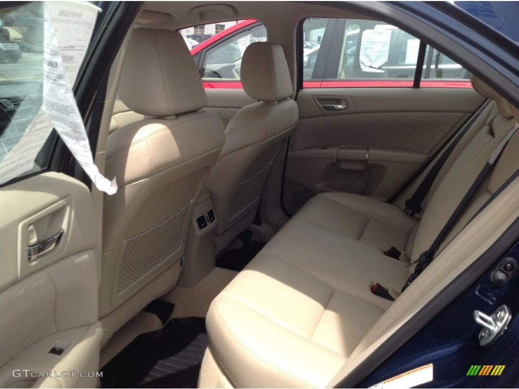 2012 Kizashi S - Deep Sea Blue Metallic / Beige photo #11