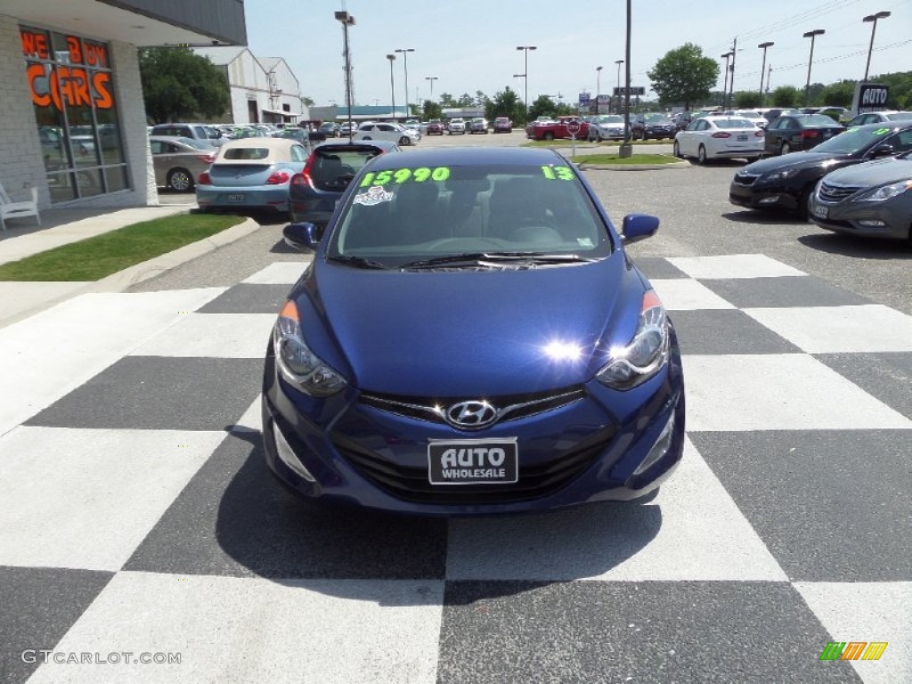 2013 Elantra Coupe GS - Atlantic Blue / Gray photo #2