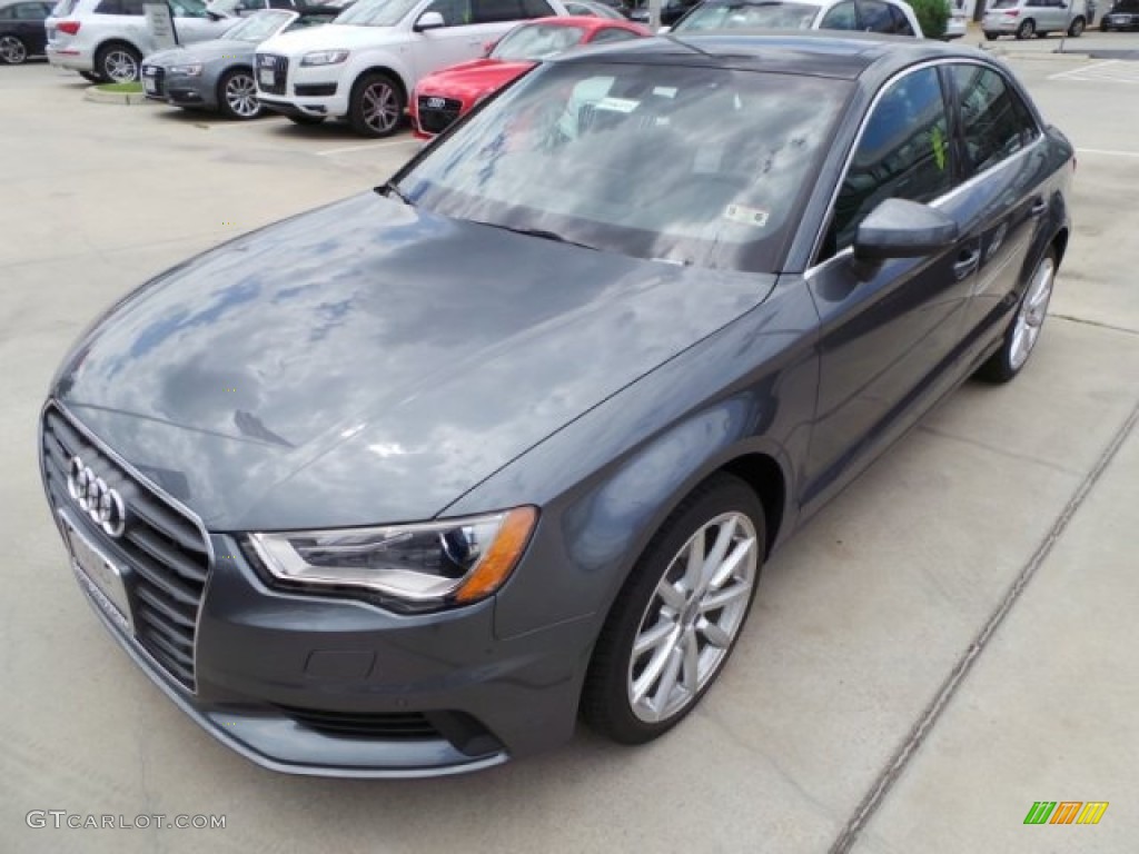 Monsoon Gray Metallic 2015 Audi A3 2.0 Premium Plus quattro Exterior Photo #94175049
