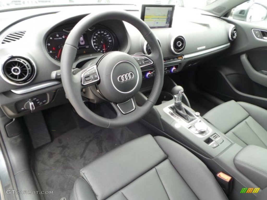 Black Interior 2015 Audi A3 2.0 Premium Plus quattro Photo #94175073